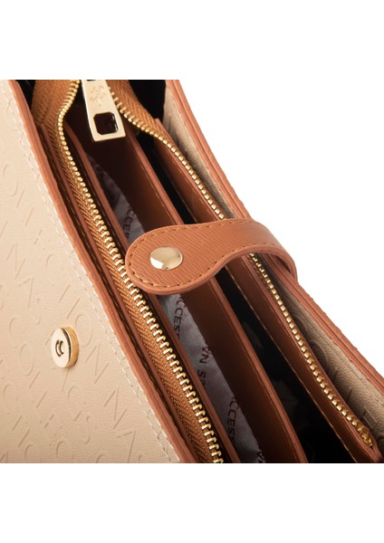 Bag Kadın Çapraz Çanta Vizon Taba 1150 fiyatları