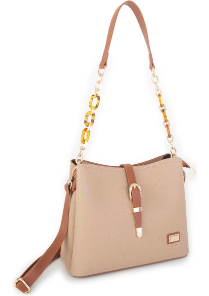 Bag Kadın Çapraz Çanta Vizon Taba 1150 fırsatları