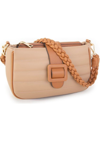 Bag Kadın Çapraz Omuz Çantası Kum Taba Dona 1189 fırsatları