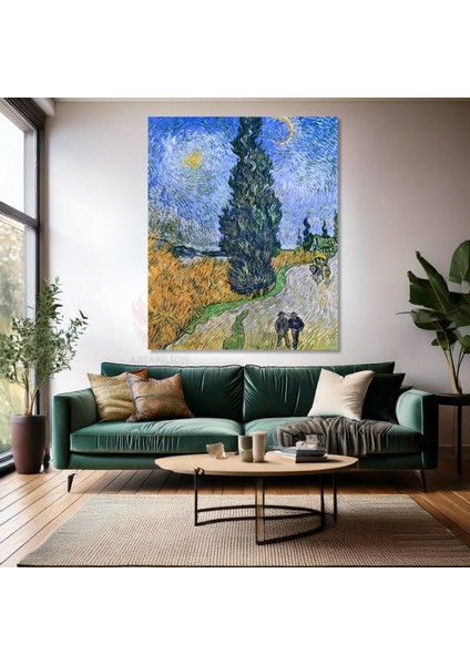 Van Gogh Kanvas Tablo Dijital Baskı Kanvas Duvar Tablosu Empresyonizm Tablo VANGOGH27-1