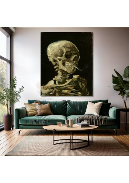 Van Gogh Kanvas Tablo Kanvas Duvar Tablosu Empresyonizm Tablo Skeleton