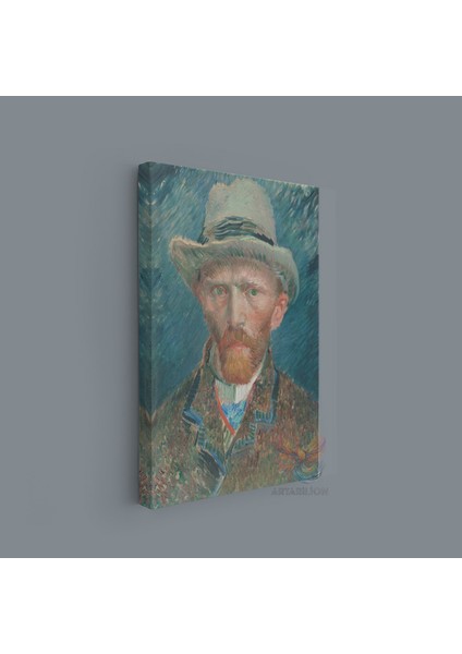 Van Gogh Kanvas Tablo Kanvas Duvar Tablosu Kanvas Empresyonizm Tablo Selfportrait