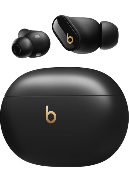 Studio Buds + (2023) - Gürültü Önleme Özellikli Gerçek Kablosuz Kulaklık, ve Android ile Gelişmiş Uyumluluk, Yerleşik Mikrofon, Tere Dayanıklı Bluetooth Kulaklık - Siyah/altın