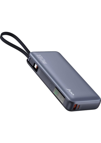 20000MAH 130W LED Ekranlı Usb-A + Type-C Kablolu Powerbank Taşınabilir Hızlı Şarj Cihazı