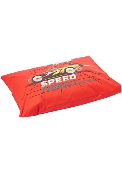 Cars Speed Frenzy Lisanslı Karakter BASKILI Pamuk Nevresim Takımı, Çok Renkli, Tek Kişilik (Nevresim: 160 x 220 cm /lastikli Çarşaf: 100 x 200 cm /yastık Kılıfı: 50 x 70 cm )