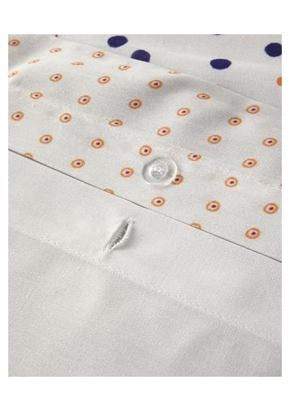 Home Palmy Patchwork Tek Kişilik Nevresim Seti Turuncu - Bej