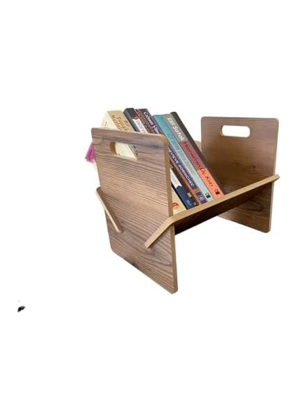 Masaüstü Kitaplık Mini Raf Masaüstü Kitap Düzenleyici 30 cm Lıdya