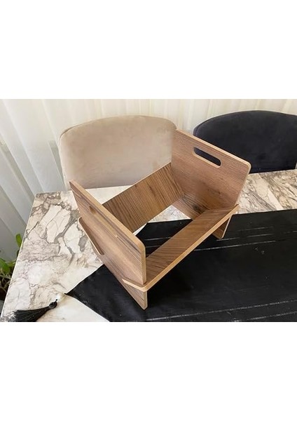 Masaüstü Kitaplık Mini Raf Masaüstü Kitap Düzenleyici 30 cm Lıdya