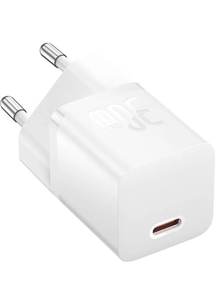Gan5 Series 30W Pd Ultra Hızlı Type-C Şarj Aleti Mini Adaptör Beyaz