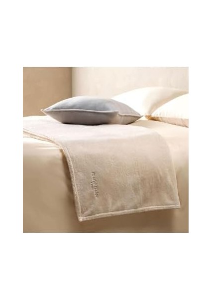 Claire Cozy Tek Kişilik Battaniye 160 x 200 Bej