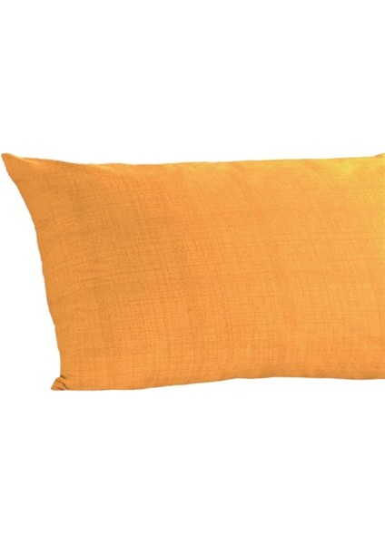 Turca-Ranforce Yan Yatış Yastık Kılıfı 40 x 120 cm Sarı (Sarı)