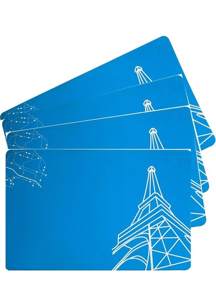 Amerikan Servis Seti,paris Desenli Pvc