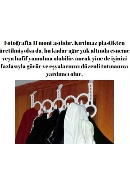 11'li Büyük Kapı Arkası Askılık