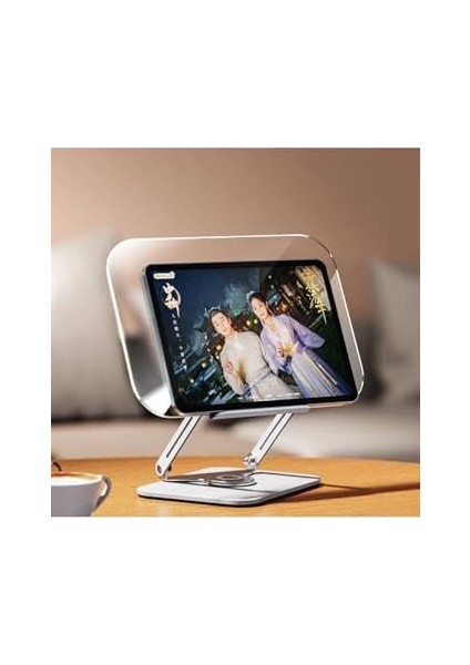 Trend Kitap Okuma/tablet/ipad ile Uyumlu Laptop/notebook/macbook ile Uyumlu Stand Ayarlanabilir Şeffaf Premium Tutucu Katlanabilir Masa Üstü Stand