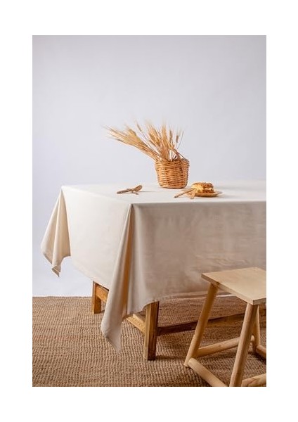 | Organik Ham Keten Masa Örtüsü (140 x 250)