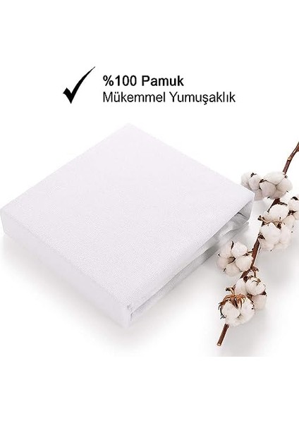 HOME Pamuklu, Sıvı Geçirmez Bebek Alezi,bebek Alez Yatak Koruyucu, Çocuk Yatak Koruyucu Alezi,park Beşik Yatak Alezi,park Beşik Yatak Koruyucu (80 x 130)