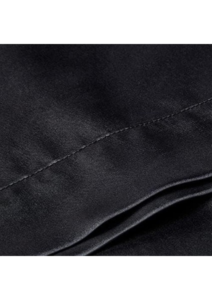 Yastık Kılıfı, Queen Size, Kıvırcık Saçlar, Ipeksi Yapı (King (50 x 90), Siyah)