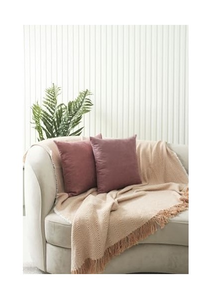 Home Koyu Pudra Sade Panorama Kırlent Kılıfı Çok Farklı Renk Seçeneğiyle, 30 x 50 fiyatları