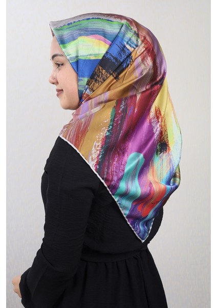 Luxer Desenli Rayon Eşarp - Desen-40 - Renk-13
