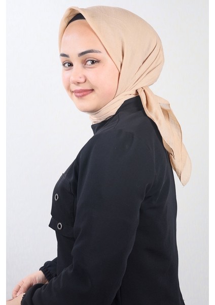 Düz Renk Bambu Eşarp - Desen-01 - Renk-13
