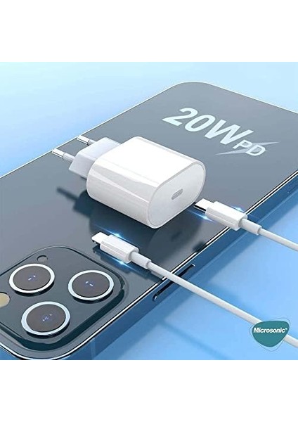 iPhone 15 Pro Için Type-C To Type-C 2 In 1 Şarj Seti