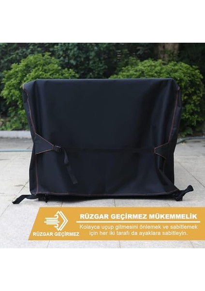 Bahçe Mobilyası Örtüsü, 200-200-90 cm , Ağır Hizmet Oxford Kumaş, Su Geçirmez, Dış Mekan Veranda Masa Örtüsü, Havalandırmalı Masa ve Sandalye Koruma Kılıfı fiyatları