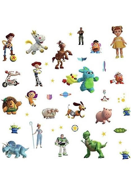 RMK4008SCS Toy Story 4 Soy ve Yapıştır Duvar Çıkartması, Yeşil, Mavi, Sarı modelleri