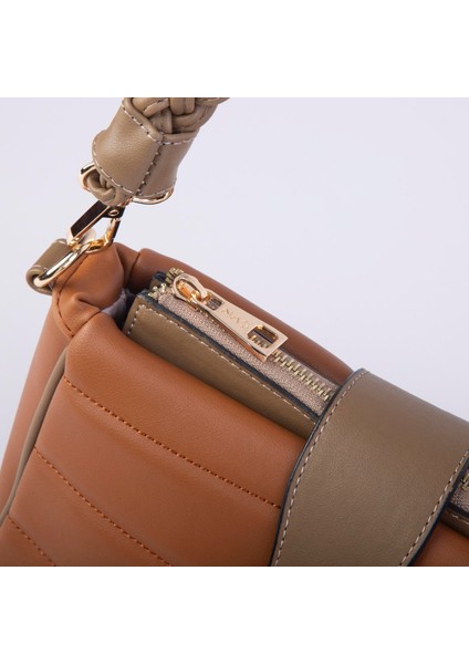 Bag Kadın Çapraz Omuz Çantası Taba Vizon Dona 1189 modelleri
