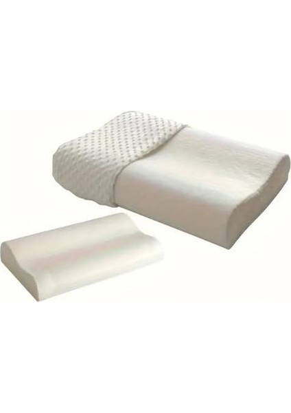 Ortopedik Visco Boyun Yastığı - Boyun Düzleşmesi Için Destekleyici ve Ergonomik Tasarım | Lüks ve Konforlu Uyku Yastığ