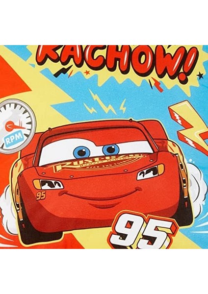 Cars Fast Lisanslı Karakter BASKILI Pamuk Kırlent, Çok Renkli, 45 x 45 cm