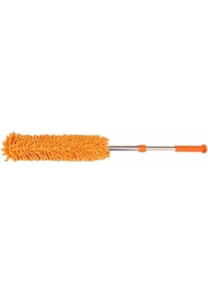 Home 130 cm Teleskopik Uzatılabilir Mikrofiber Yumuşak Başlıklı Toz Alma Fırçası Toz Püskülü Bükülebilir Dip Köşe Başlık,boşluk Temizleme ve Toz Almak Için Uzayabilir Fırça Makrna Mop