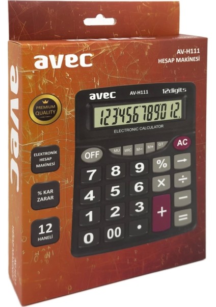 Avec AV-H111 Hesap Makinesi fiyatları