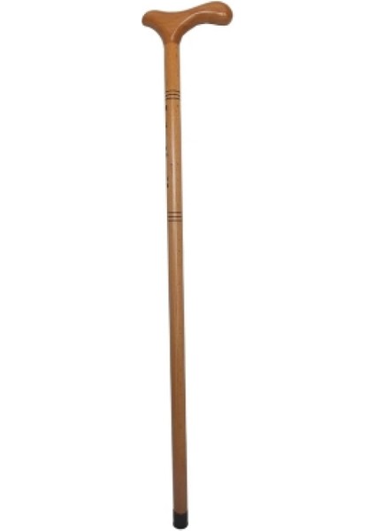 Ahşap Baston Mix Boyalı Işlemeli (4887)