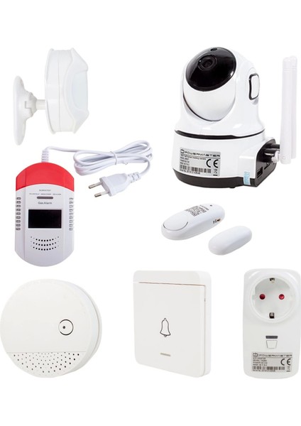 Wıfı Kameralı Smart Home Akıllı Ev Otomasyon Güvenlik Sistemi (4887)