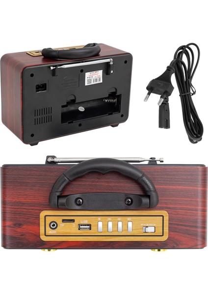 Magıcvoıce MV-114BT Usb/sd/fm/bluetooth Destekli Tek Hop Lu Nostaljik Radyo (4887)