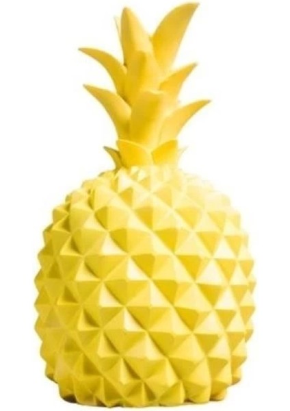 Ananas Şeklinde Desenli Büyük Boy Pilli Masa ve Gece Lambası