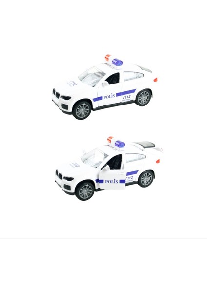 Sürtmeli Ambulans, Itfaiye, Polis, Jandarma Arabası 13CM