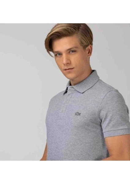 Polo Paris Regular Fit Gri Renk T-Shirt