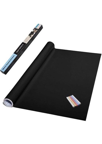 Yapışkanlı Yazı Tahtası Sticker Rulo Çocuk Duvar Karatahta 60X100CM