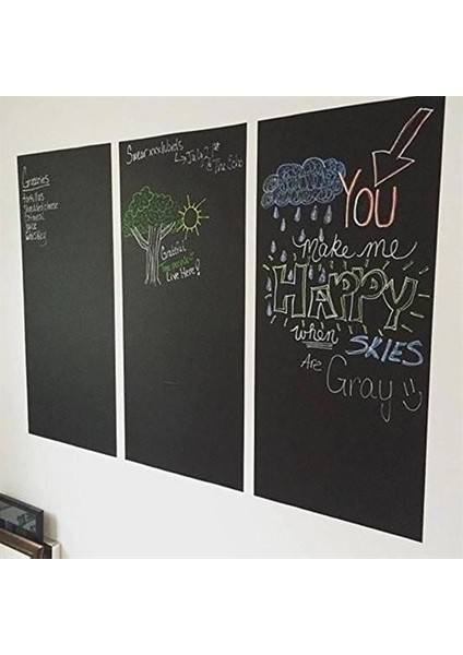 Yapışkanlı Yazı Tahtası Sticker Rulo Çocuk Duvar Karatahta 60X100CM
