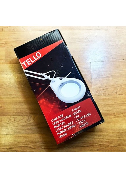 Tello LED Işıklı Masa Bağlantılı Büyüteç