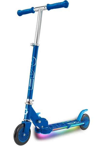 2 Tekerlekli Flash Işıklı Mavi Scooter