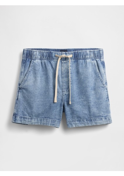 Kadın Mavi Denim Şort