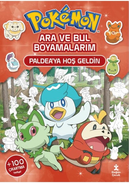 Pokemon-Ara ve Bul Boyamalarım – Paldea’ya Hoş Geldin