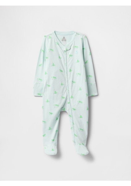 Bebek Yeşil First Favorites Organik Pamuk Tulum