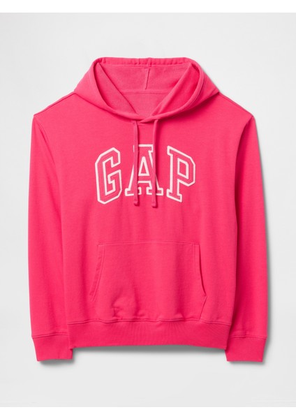 Kadın Pembe Gap Logo Havlu Kumaş Sweatshirt
