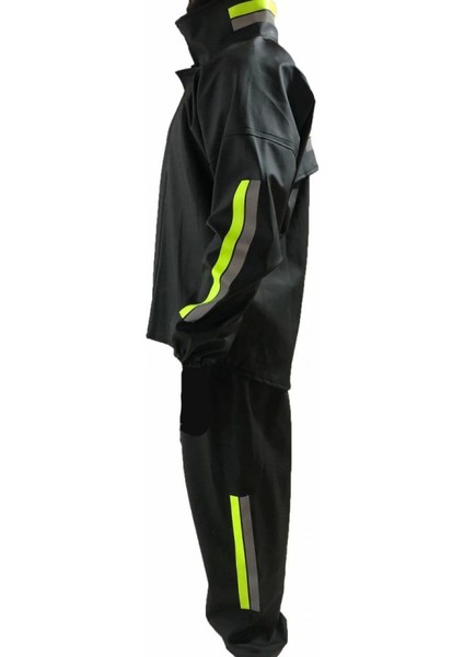 Tam Kalıp Motorcu Kurye Su Gecirmez Yağmurluk Takım - Siyah modelleri