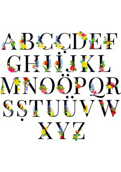 Çiçekli Harf Tasarımlı - T Kulp Kupa fiyatları