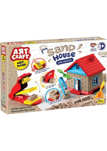 Fırsat Byr 03675 Art Craft Kum Ev 750 gr Yeni