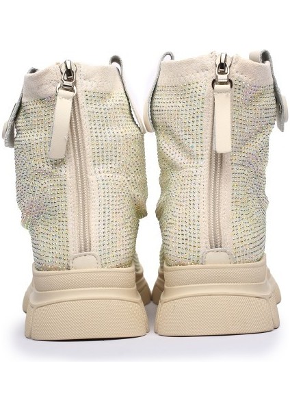 24K442 Bej Kadın Bot fırsatları